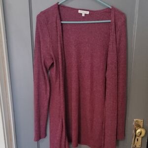 Charlotte Russe Mauve Cardigan Sweater